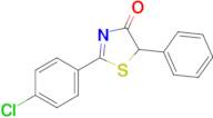 2-(4-chlorophenyl)-5-phenyl-4,5-dihydro-1,3-thiazol-4-one