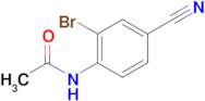 N-(2-bromo-4-cyanophenyl)acetamide