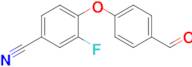 3-Fluoro-4-(4-formylphenoxy)benzonitrile