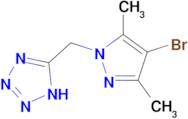 5-[(4-bromo-3,5-dimethyl-1H-pyrazol-1-yl)methyl]-1H-1,2,3,4-tetrazole