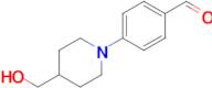 4-(4-(Hydroxymethyl)piperidin-1-yl)benzaldehyde