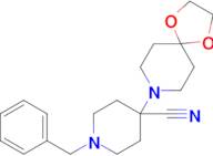 1-Benzyl-4-(1,4-dioxa-8-azaspiro[4.5]Decan-8-yl)piperidine-4-carbonitrile