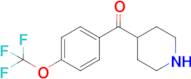 Piperidin-4-yl(4-(trifluoromethoxy)phenyl)methanone