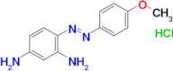 (E)-4-((4-methoxyphenyl)diazenyl)benzene-1,3-diamine hydrochloride