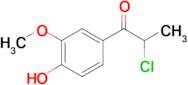 2-Chloro-1-(4-hydroxy-3-methoxyphenyl)propan-1-one