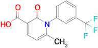 6-Methyl-2-oxo-1-(3-(trifluoromethyl)phenyl)-1,2-dihydropyridine-3-carboxylic acid