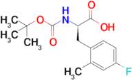 (R)-2-((tert-butoxycarbonyl)amino)-3-(4-fluoro-2-methylphenyl)propanoic acid