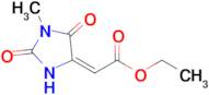 Ethyl (E)-2-(1-methyl-2,5-dioxoimidazolidin-4-ylidene)acetate