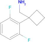 (1-(2,6-Difluorophenyl)cyclobutyl)methanamine