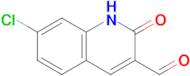 7-chloro-2-oxo-1,2-dihydroquinoline-3-carbaldehyde