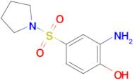 2-Amino-4-(pyrrolidin-1-ylsulfonyl)phenol