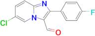 6-Chloro-2-(4-fluorophenyl)imidazo[1,2-a]pyridine-3-carbaldehyde