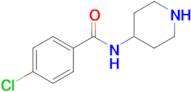 4-Chloro-N-(piperidin-4-yl)benzamide