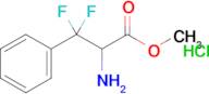 Methyl 2-amino-3,3-difluoro-3-phenylpropanoate hydrochloride