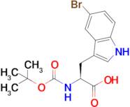 (S)-3-(5-bromo-1H-indol-3-yl)-2-((tert-butoxycarbonyl)amino)propanoic acid