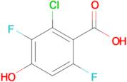 2-Chloro-3,6-difluoro-4-hydroxybenzoic acid