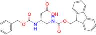 (S)-4-((((9H-fluoren-9-yl)methoxy)carbonyl)amino)-3-(((benzyloxy)carbonyl)amino)butanoic acid