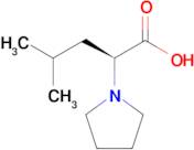 (S)-4-methyl-2-(pyrrolidin-1-yl)pentanoic acid