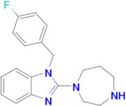 2-(1,4-Diazepan-1-yl)-1-(4-fluorobenzyl)-1H-benzo[d]imidazole