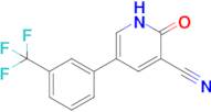 2-oxo-5-[3-(trifluoromethyl)phenyl]-1,2-dihydropyridine-3-carbonitrile