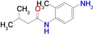 N-(4-amino-2-methylphenyl)-3-methylbutanamide