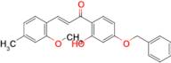 (E)-1-(4-(benzyloxy)-2-hydroxyphenyl)-3-(2-methoxy-4-methylphenyl)prop-2-en-1-one