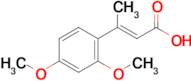 (E)-3-(2,4-dimethoxyphenyl)but-2-enoic acid