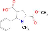 5-(Methoxycarbonyl)-1-methyl-2-phenylpyrrolidine-3-carboxylic acid