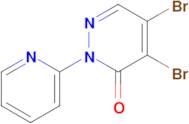 4,5-Dibromo-2-(pyridin-2-yl)pyridazin-3(2H)-one