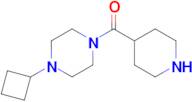 (4-Cyclobutylpiperazin-1-yl)(piperidin-4-yl)methanone