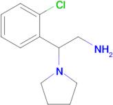 2-(2-Chlorophenyl)-2-(pyrrolidin-1-yl)ethan-1-amine