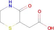 2-(3-Oxothiomorpholin-2-yl)acetic acid