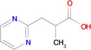 2-Methyl-3-(pyrimidin-2-yl)propanoic acid