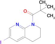 1-(6-Iodo-3,4-dihydro-1,8-naphthyridin-1(2H)-yl)-2,2-dimethylpropan-1-one