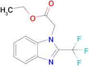Ethyl 2-(2-(trifluoromethyl)-1H-benzo[d]imidazol-1-yl)acetate
