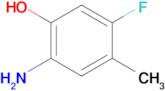 2-Amino-5-fluoro-4-methylphenol