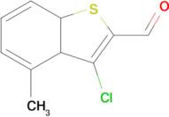 3-Chloro-4-methyl-3a,7a-dihydrobenzo[b]thiophene-2-carbaldehyde