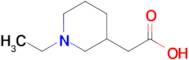 2-(1-Ethylpiperidin-3-yl)acetic acid