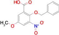 2-(Benzyloxy)-5-methoxy-3-nitrobenzoic acid