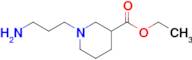 Ethyl 1-(3-aminopropyl)piperidine-3-carboxylate