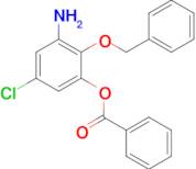 3-Amino-2-(benzyloxy)-5-chlorophenyl benzoate