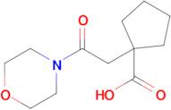 1-(2-Morpholino-2-oxoethyl)cyclopentane-1-carboxylic acid