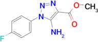 Methyl 5-amino-1-(4-fluorophenyl)-1H-1,2,3-triazole-4-carboxylate