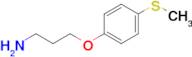 3-(4-(Methylthio)phenoxy)propan-1-amine