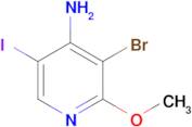 3-Bromo-5-iodo-2-methoxypyridin-4-amine