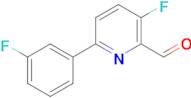 3-Fluoro-6-(3-fluorophenyl)picolinaldehyde