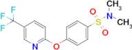 N,N-dimethyl-4-((5-(trifluoromethyl)pyridin-2-yl)oxy)benzenesulfonamide