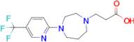 3-(4-(5-(Trifluoromethyl)pyridin-2-yl)-1,4-diazepan-1-yl)propanoic acid