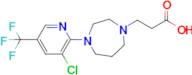3-(4-(3-Chloro-5-(trifluoromethyl)pyridin-2-yl)-1,4-diazepan-1-yl)propanoic acid
