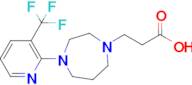 3-(4-(3-(Trifluoromethyl)pyridin-2-yl)-1,4-diazepan-1-yl)propanoic acid